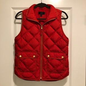 J Crew Excursion quilted down vest
